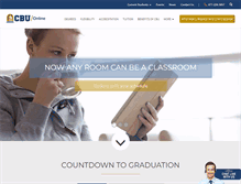Tablet Screenshot of cbuonline.edu